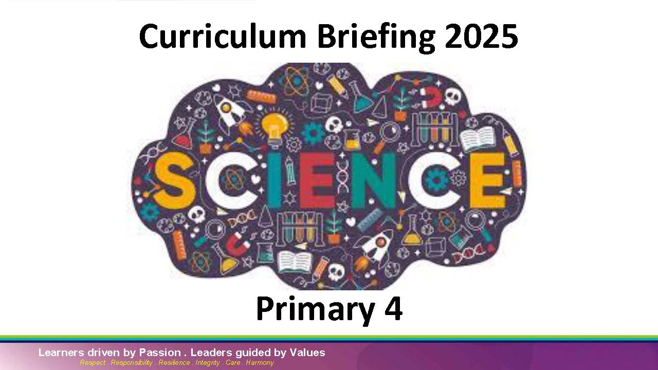 2025 Curriculum Briefing_P4 Science